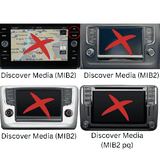 VW V16 AT Mib1 Discover Media Sat Nav SD Card Map UK & Europe VW SatNavWorld