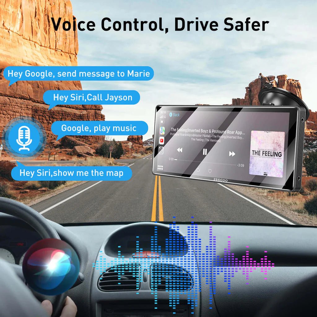 10.26" Wireless CarPlay/Android Auto Touch Screen Compatible with All Vehicles SatNavWorld SatNavWorld