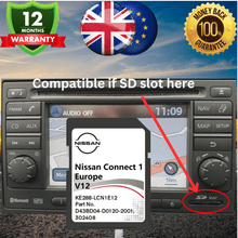 NISSAN Connect 1 SD Card GPS UK + Europe V12 JUKE MICRA QASHQAI XTRAIL NOTE NISSAN SatNavWorld