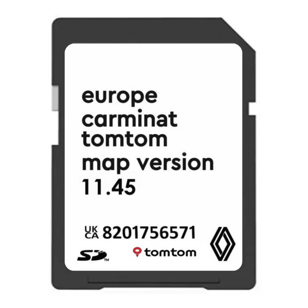 RENAULT Tom Tom Carminat 11.45 Navigation SD Card UK Map 2025/2026 RENAULT SatNavWorld