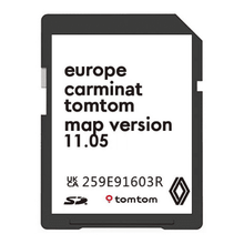 RENAULT Tom Tom Carminat 11.05 Navigation SD Card Europe and UK Map 2023-2024 RENAULT