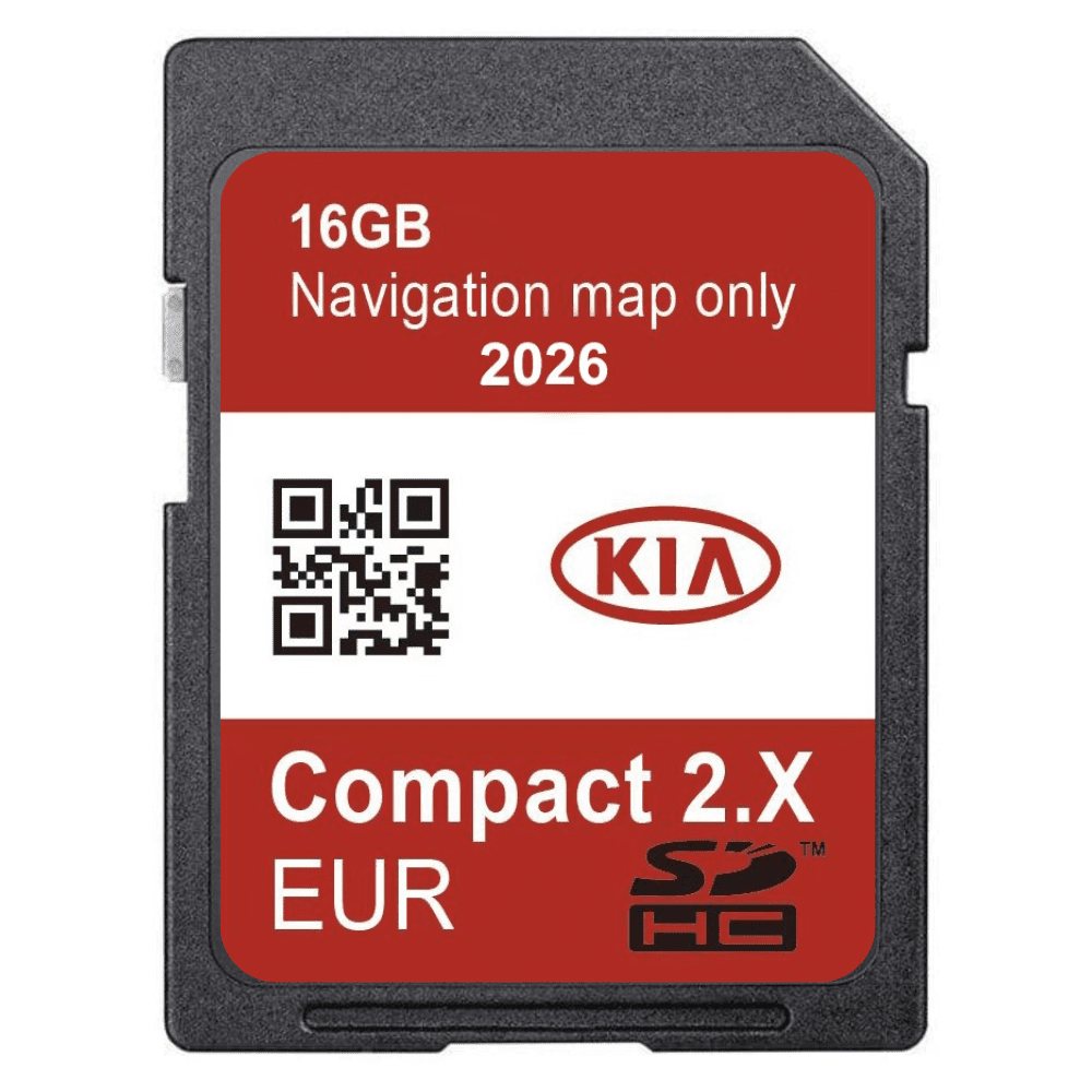 KIA Compact Gen2 Sat Nav Navigation SD Card UK & Europe 2026 KIA SatNavWorld