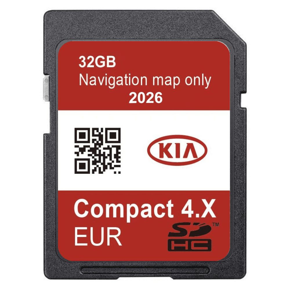KIA Compact Gen4 Sat Nav Navigation SD Card UK & Europe 2026 KIA SatNavWorld