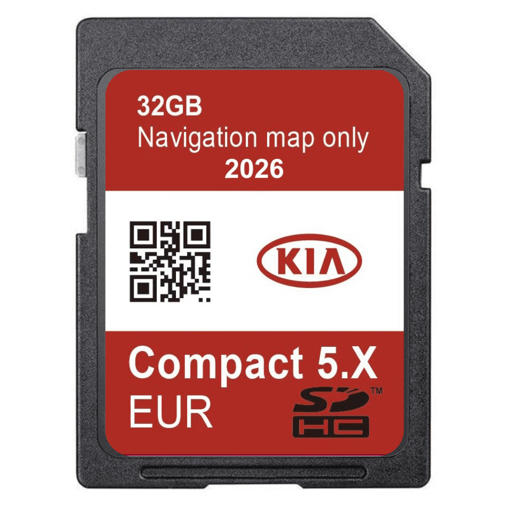 KIA Compact Gen5 Sat Nav Navigation SD Card UK & Europe 2026 KIA SatNavWorld