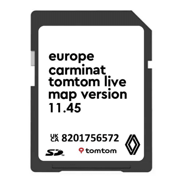RENAULT TomTom Carminat Live V11.45 Navigation SD Card Map 2025/2026 RENAULT SatNavWorld