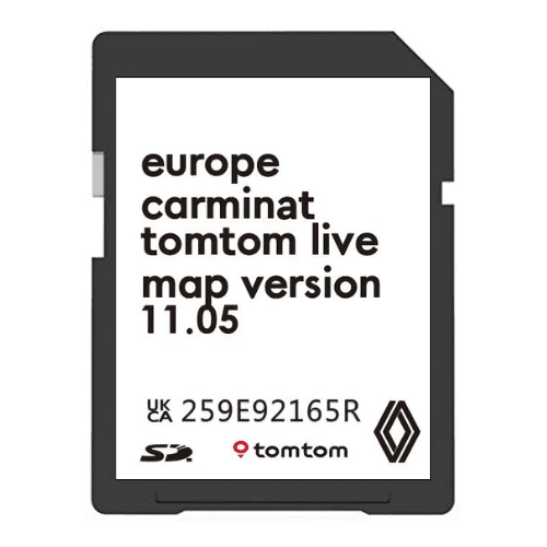 RENAULT TomTom Carminat Live V11.05 Navigation SD Card Map 2023-2024 RENAULT
