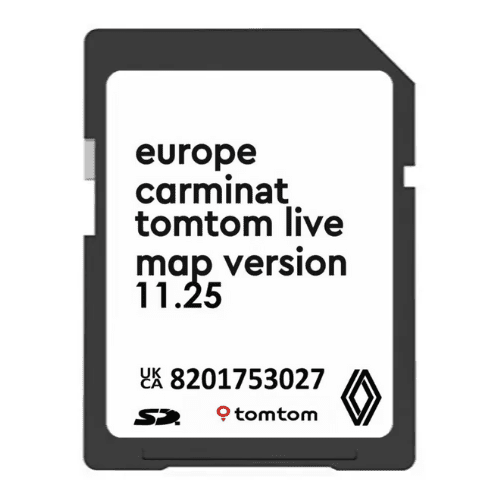 RENAULT TomTom Carminat Live V11.25 Navigation SD Card Map 2024-2025 RENAULT SatNavWorld