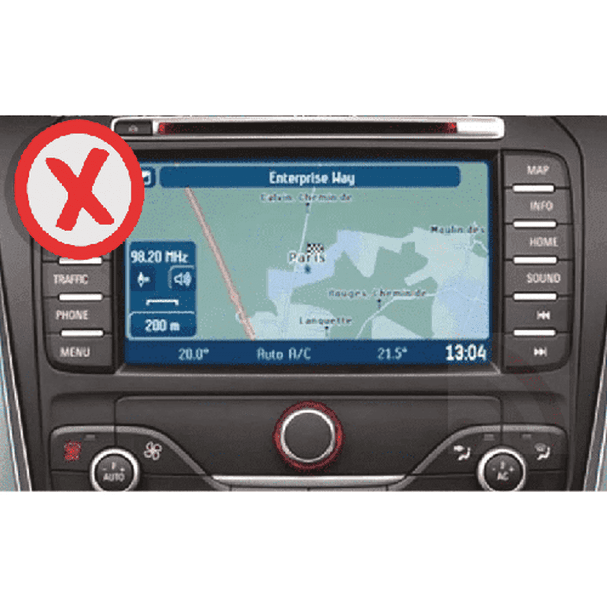 FORD MFD Sat Nav Map V7 For Sony EM5T-19H449-DAE FORD SatNavWorld