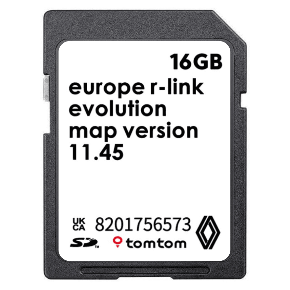 RENAULT R-link 11.45 Navigation SD CARD UK 2025/2026 RENAULT SatNavWorld