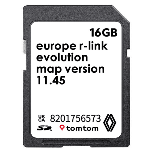 RENAULT R-link 11.45 Navigation SD CARD UK 2025/2026 RENAULT SatNavWorld