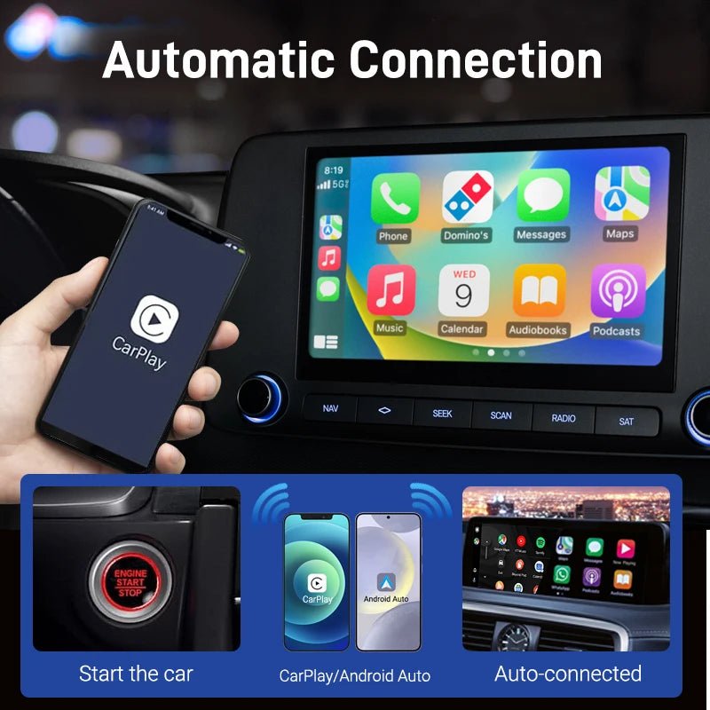 Carplay Android Auto Wireless Adapter SatNavWorld SatNavWorld