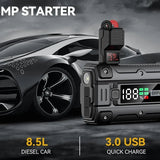 Digital Car Jump Starter & Power Bank Combo SATNAVWORLD SatNavWorld