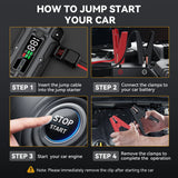 Digital Car Jump Starter & Power Bank Combo SATNAVWORLD SatNavWorld