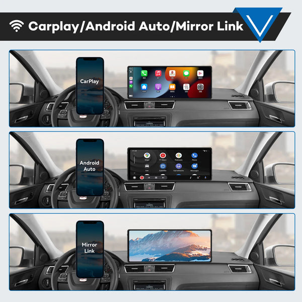 10.26" Wireless CarPlay/Android Auto Touch Screen Compatible with All Vehicles SATNAVWORLD SatNavWorld