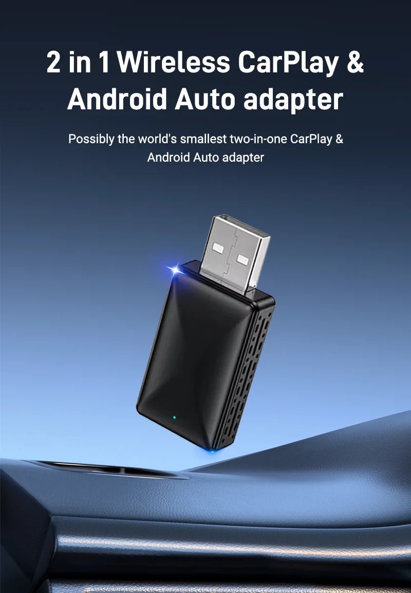 Carplay Android Auto Wireless Adapter SatNavWorld SatNavWorld