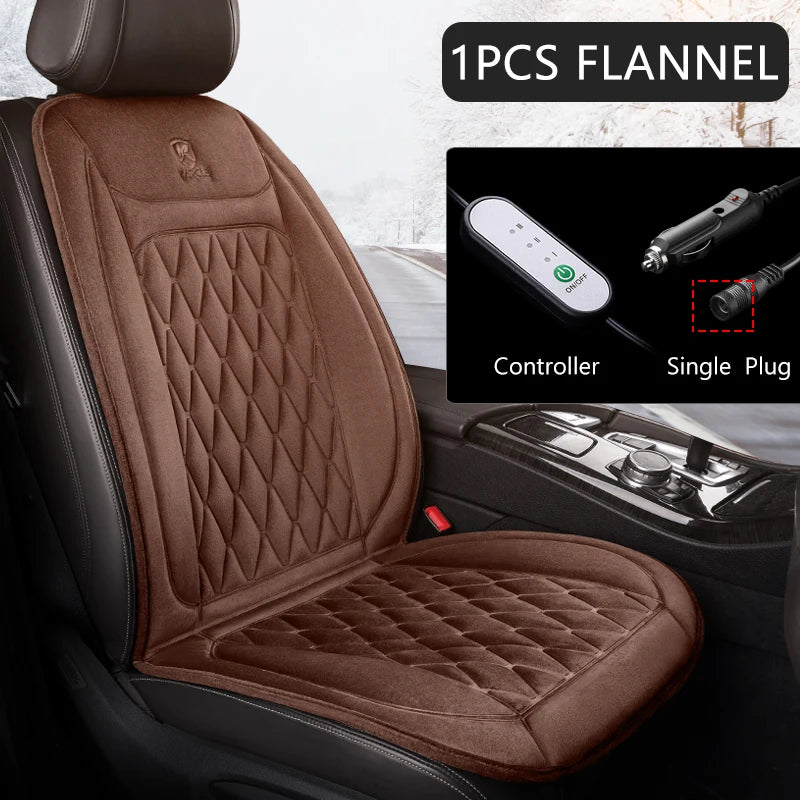 12V Universal Heated Car Seat Cushion SATNAVWORLD SatNavWorld