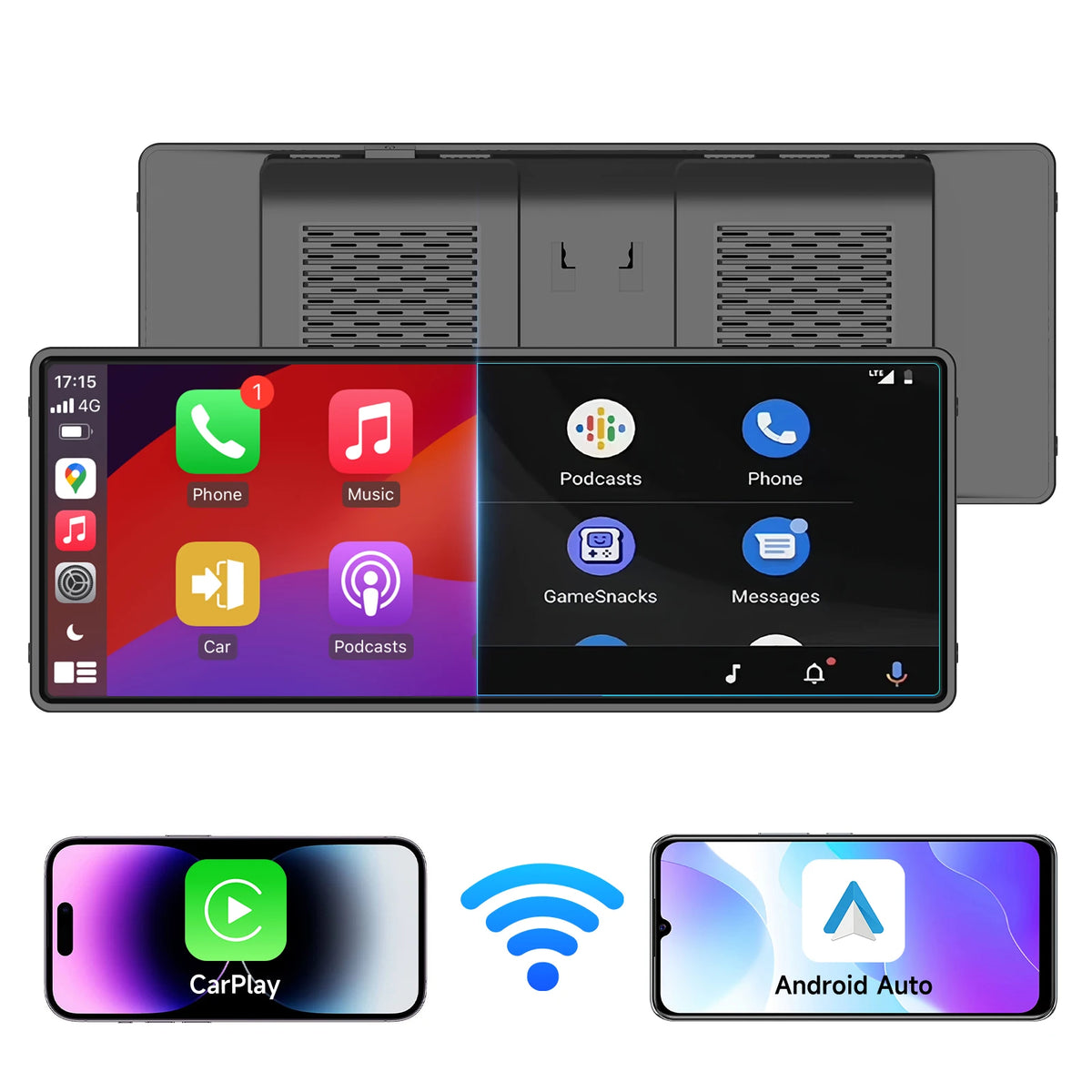 10.26" Wireless CarPlay/Android Auto Touch Screen Compatible with All Vehicles SATNAVWORLD SatNavWorld