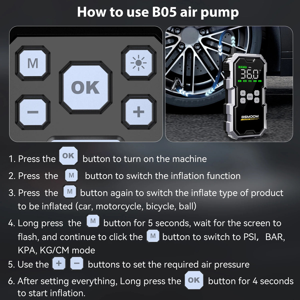 Multi Purpose Car Jump Starter, Powerbank and Air Compressor SatNavWorld SatNavWorld