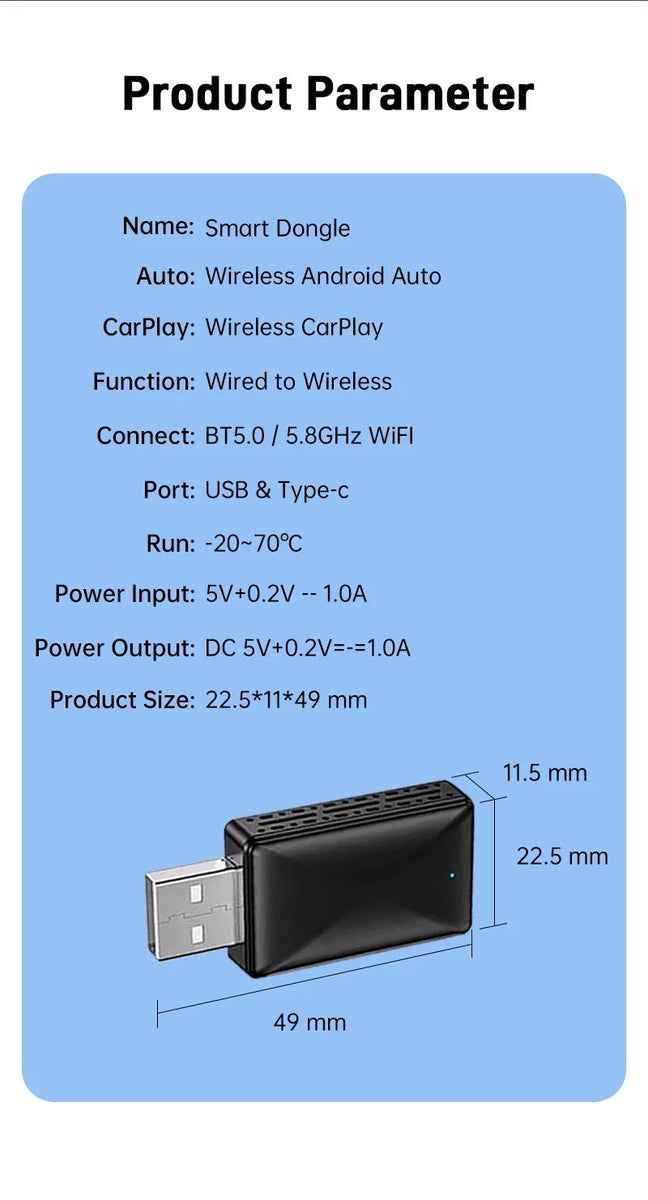 Carplay Android Auto Wireless Adapter SatNavWorld SatNavWorld