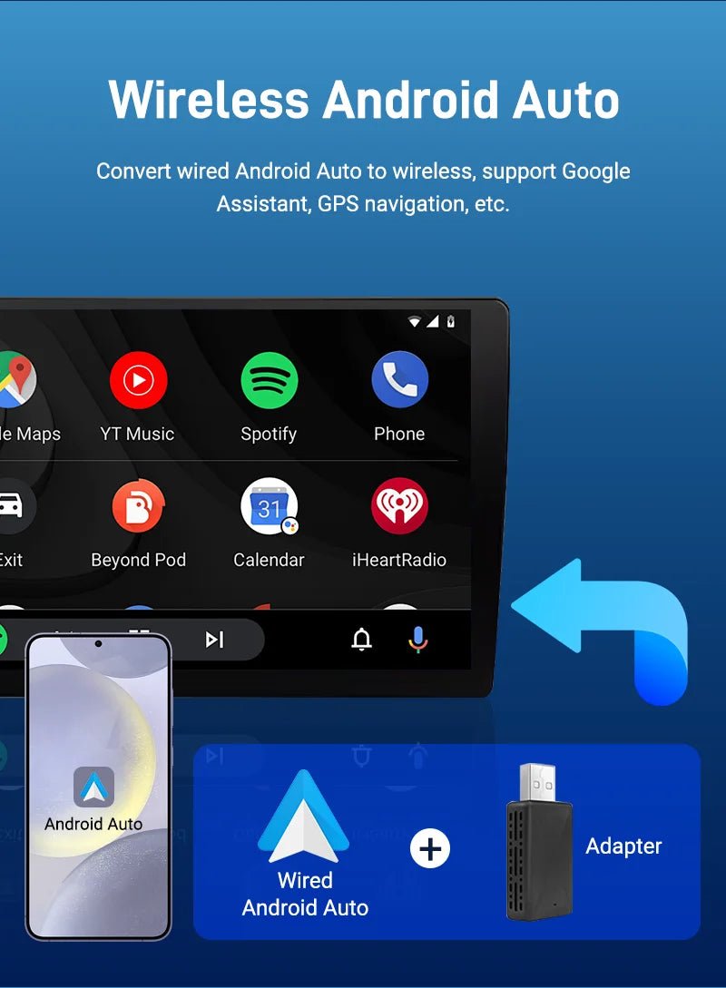 Carplay Android Auto Wireless Adapter SatNavWorld SatNavWorld