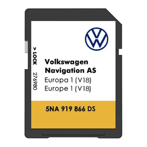 VW V18 AS 2023/2024 Mib2 Sat Nav SD Card 32GB UK & Europe VW
