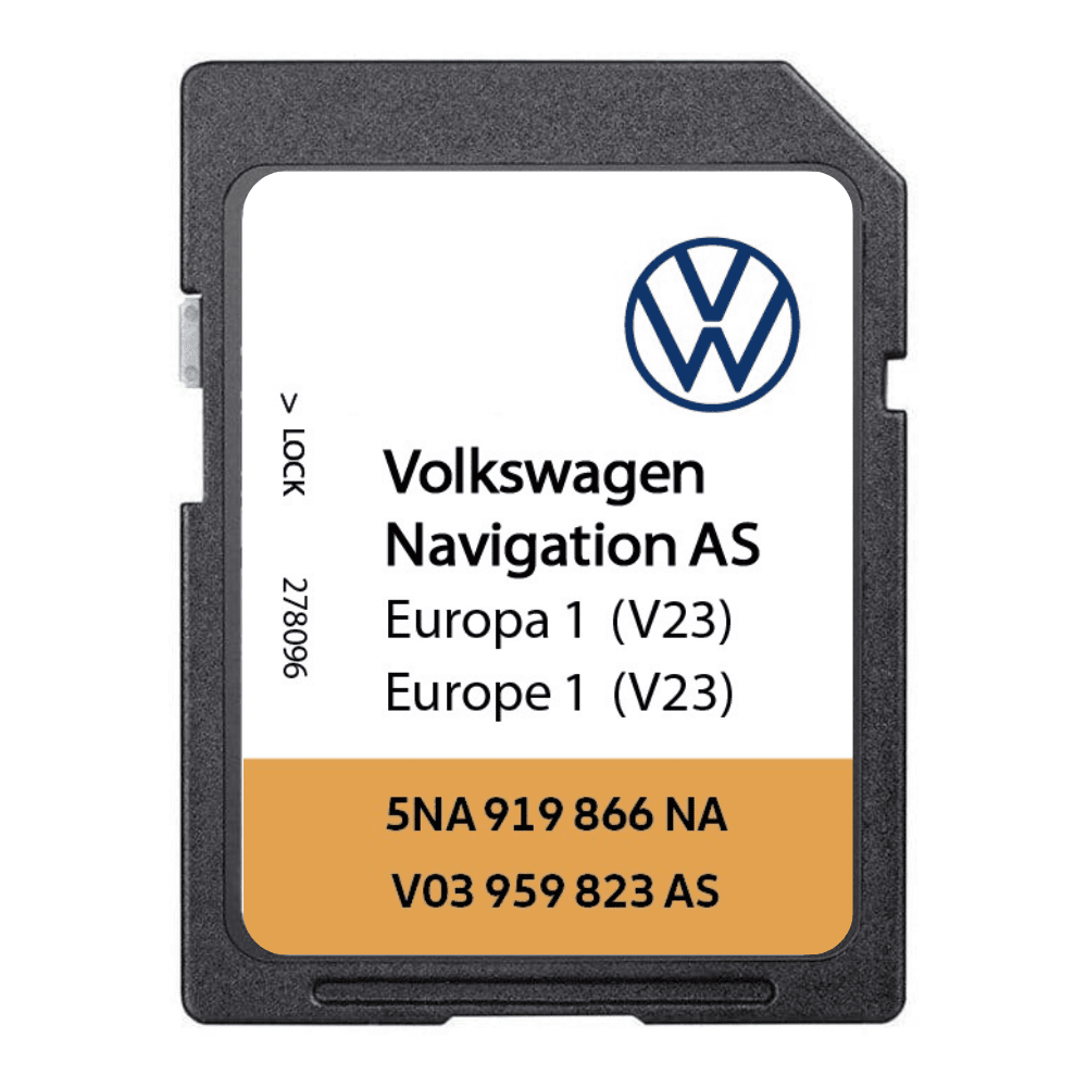 VW V23 AS 2026/27 Sat Nav SD Card 5NA 919 866 NA VW SatNavWorld
