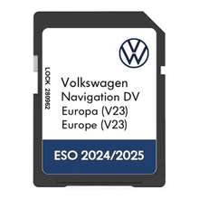 VW V23 DV Discover Pro Sat Nav SD Card Map UK & Europe 2024/2025 VW SatNavWorld