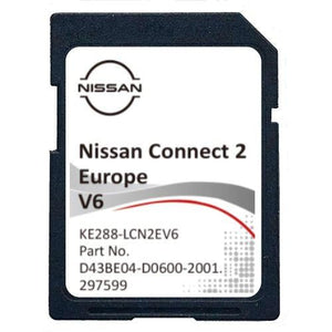 NISSAN Connect 2 - SD Card GPS UK + Europe V6 - E-NV200 NOTE JUKE LEAF MICRA NISSAN SatNavWorld