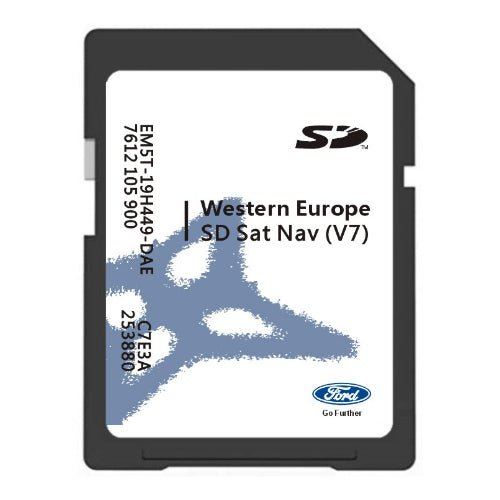 FORD MFD Sat Nav Map V7 For Sony EM5T-19H449-DAE UK + Europe 2022 FORD SatNavWorld