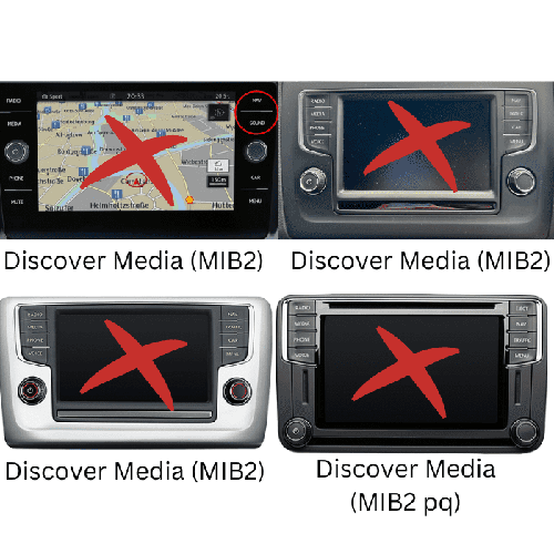 VW V16 AT Mib1 Discover Media Sat Nav SD Card Map UK & Europe VW SatNavWorld