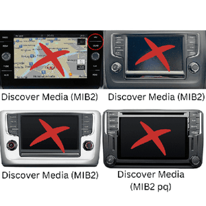 VW V16 AT Mib1 Discover Media Sat Nav SD Card Map UK & Europe VW SatNavWorld