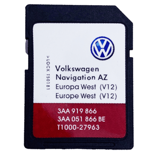 VW V12 AZ Amundsen + RNS315 SAT NAV SD CARD MAP UK & Europe 2021 VW